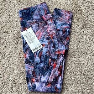 Lulu lemon fast and free high rise brushed finish tight 28” inseam